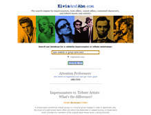 Tablet Screenshot of elvisandabe.com
